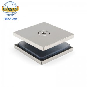 Chino fabricante de vidrio de cristal, cromo 2 * 2 pulgadas de clip de latón de latón puerta de la puerta de la puerta de la puerta&bisagras de la ventana 8-12mm de vidrio de vidrio estándar