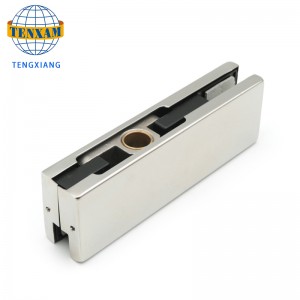 Pantalla de puerta de vidrio de acero inoxidable de alta calidad para oficina